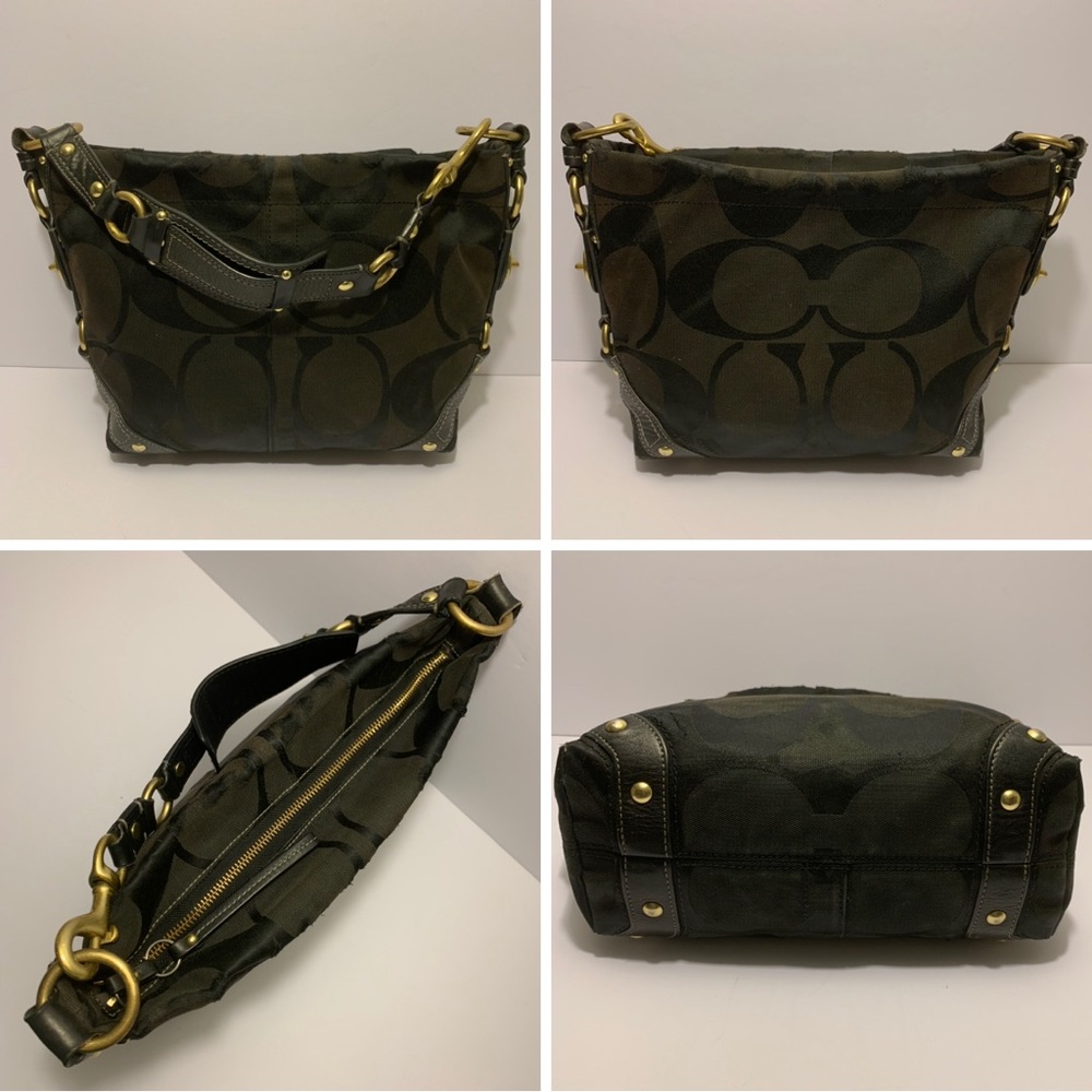 Coach Black Signature Purse